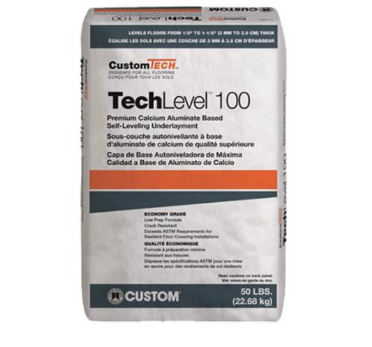 CustomTech Self-Leveling Underlayment TechLevel 100 50 lb